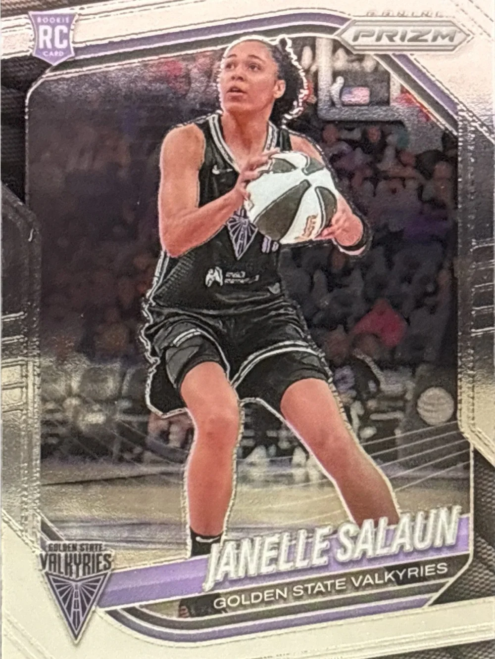 Janelle Salaun Rookie Silver Prizm Basketball Card